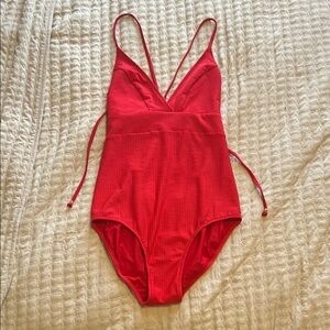 Vineyard Vines Red One-Piece Swimsuit